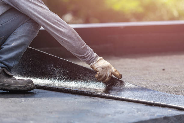 Professional Waterproofing technician working in Barnesville, MD
